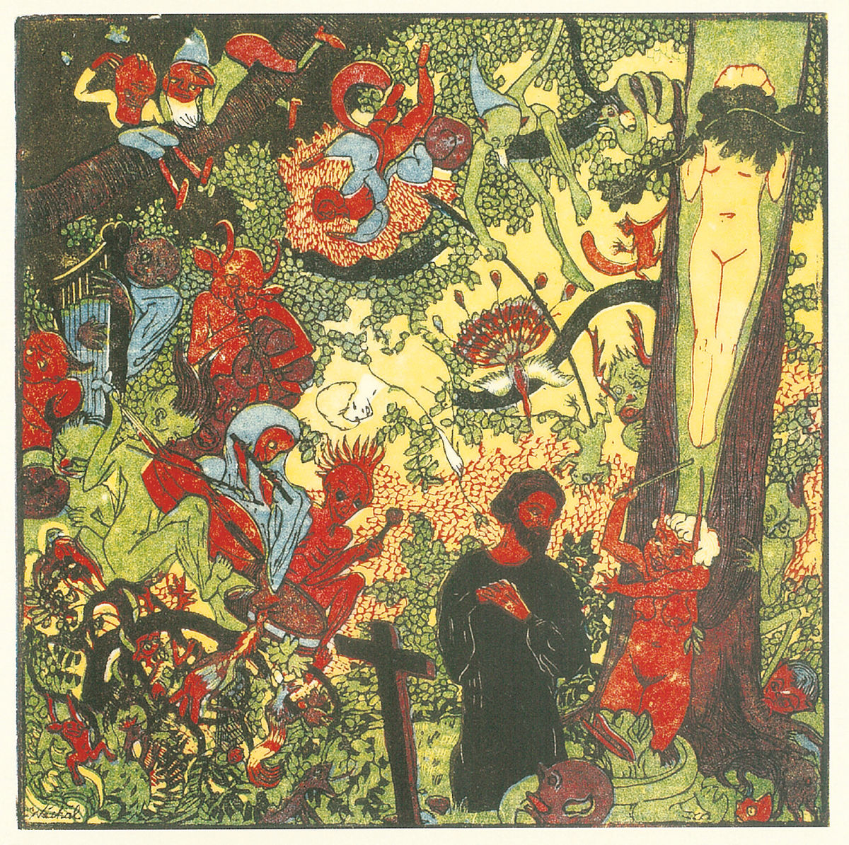 Josef Váchal: Pokušenie Sv. Antonína (1912)