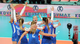 Suverénny výkon. Slovenky zdolali Švédky bez straty setu