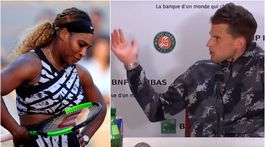 Šok v Paríži: Skončil si, už ide Serena. Finalistu RG stopli uprostred vety