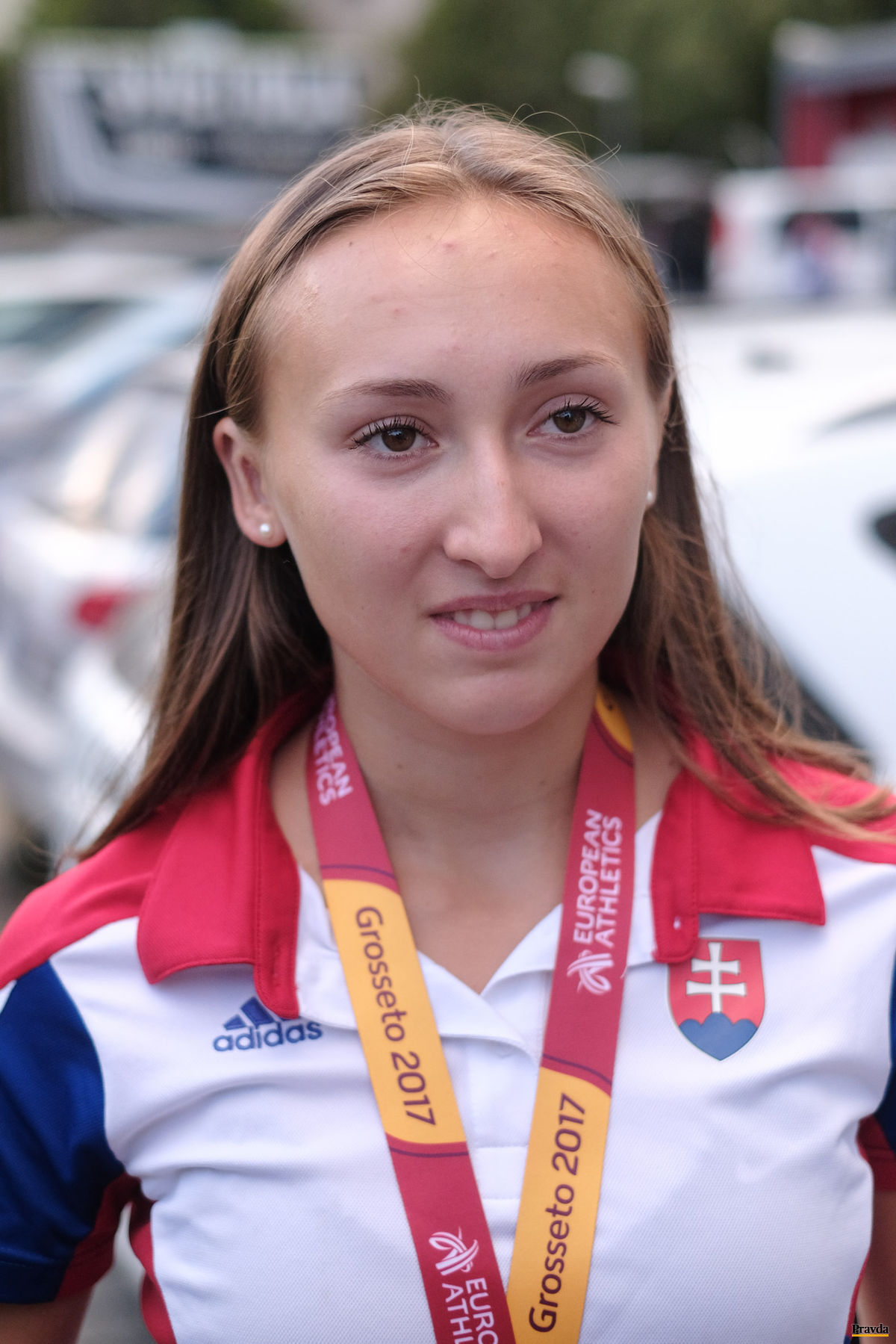 Gabriela Gajanová s bronzovou medailou z MEJ 2017.