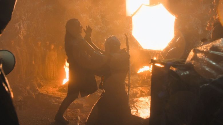 Scéna, pri ktorej Arya zabije Nočného kráľa sa...