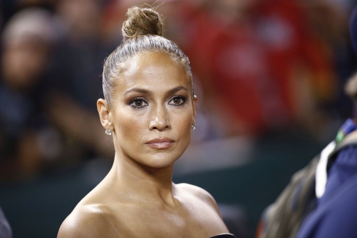 Speváčka a herečka Jennifer Lopez s líčením