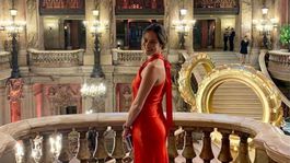 Tehotná Ivanovičová očarila v Paríži! Ako nádherná diva v ohnivej červenej