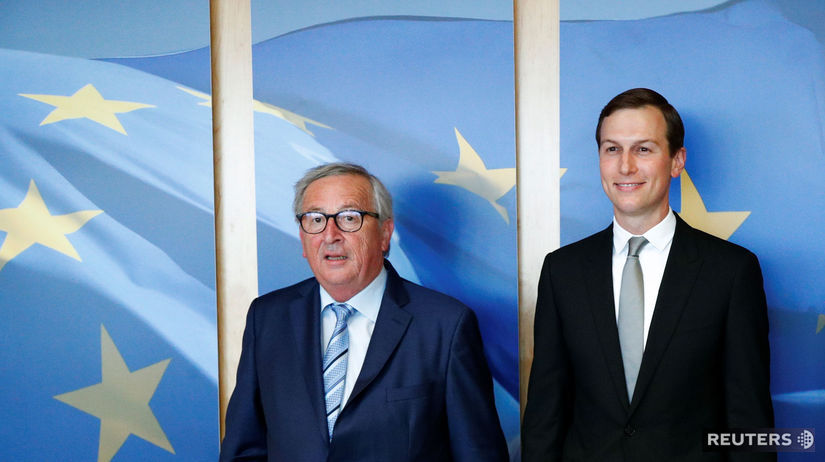 EÚ / USA / Jean-Claude Juncker / Jared Kushner /