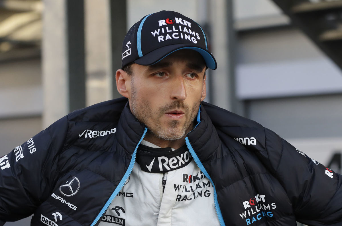 Robert Kubica vo farbách Williamsu.