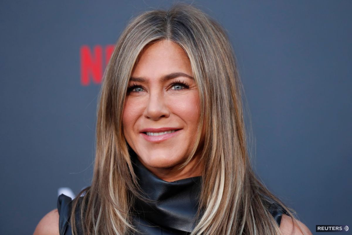 Jennifer Anniston na premiére novinky...