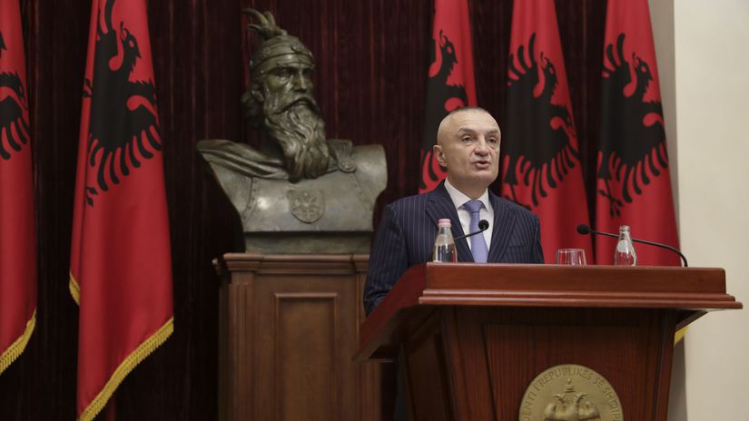 Albánsko / politická kríza / Ilir Meta /