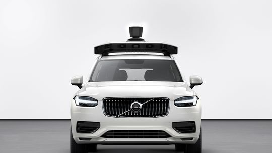 Uber - autonómne Volvo XC90