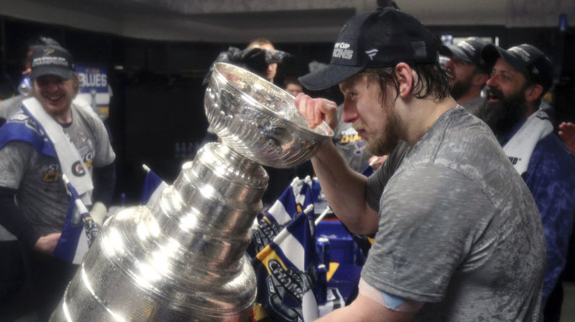 Ruský útočník St. Louis Blues Vladimir...