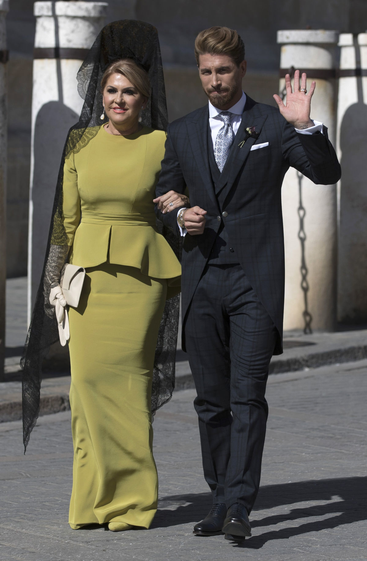 Hráč Realu Madrid Sergio Ramos s mamou, Paqui...