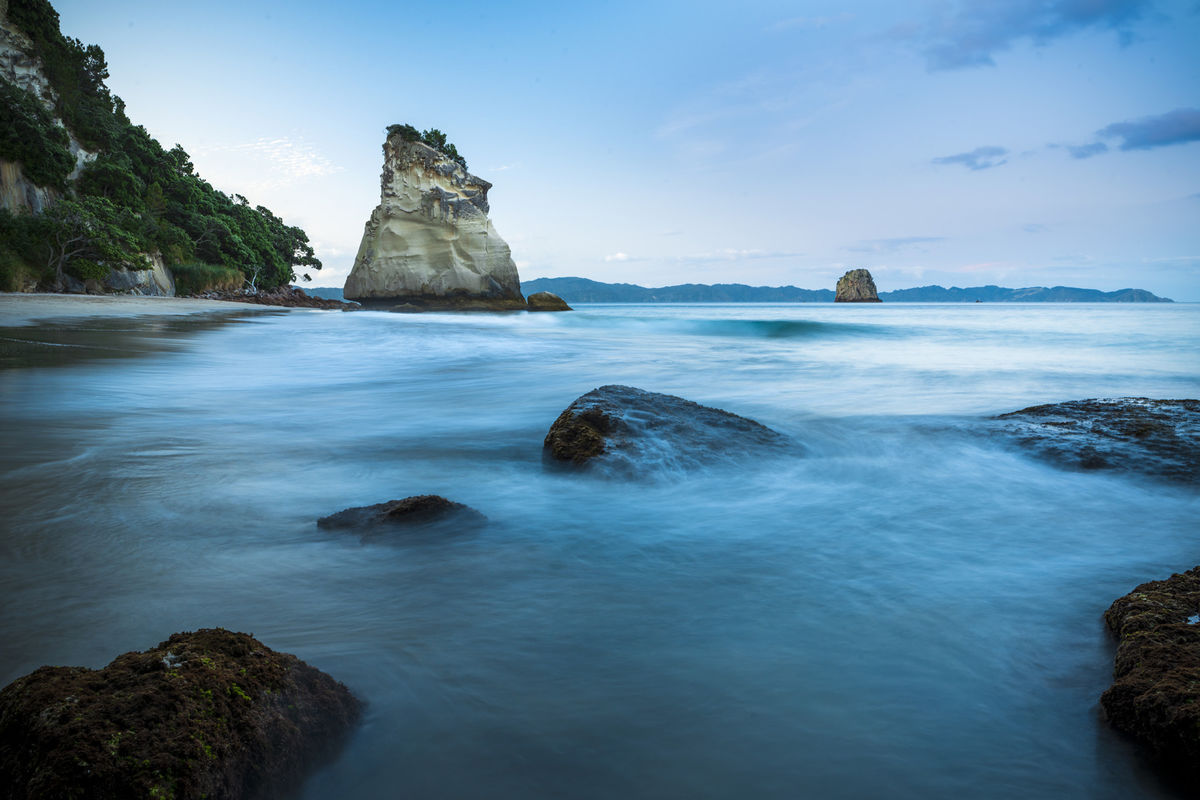 Opustená pláž na východnom pobreží severného...