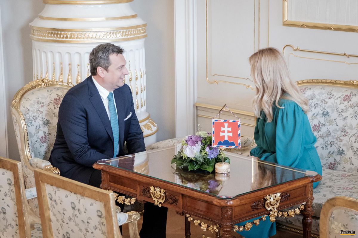 Prezidentka SR Zuzana Čaputová prijala predsedu...