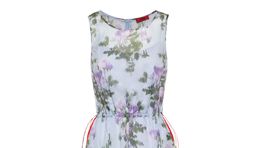 Šaty bez rukávov s kvetinovým vzorom z dielne Hugo Boss. Predávajú sa za 249 eur. 