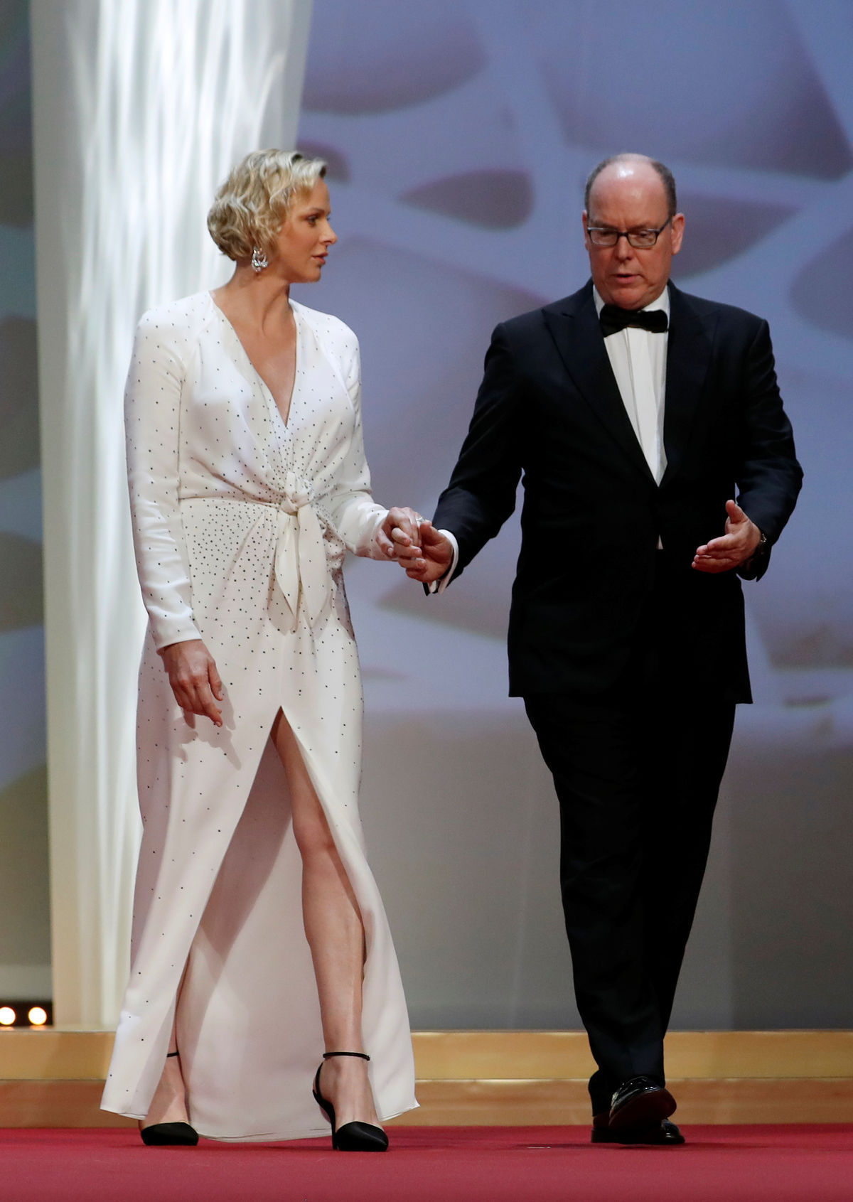 Princ Albert a kňažná Charlene Charlene.