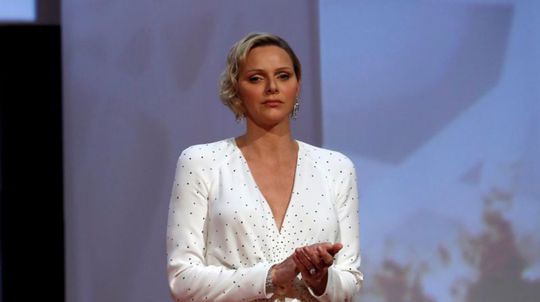 Princezná  Charlene počas záverečného...