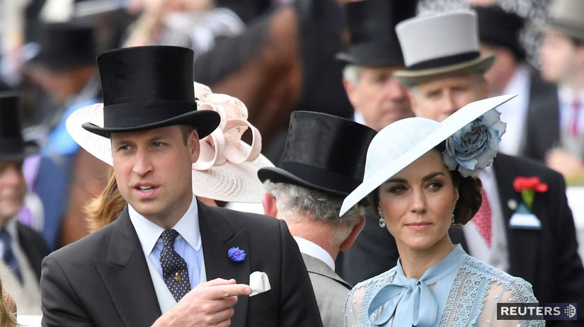 Vojvodkyňa Catherine z Cambridge a jej manžel -...