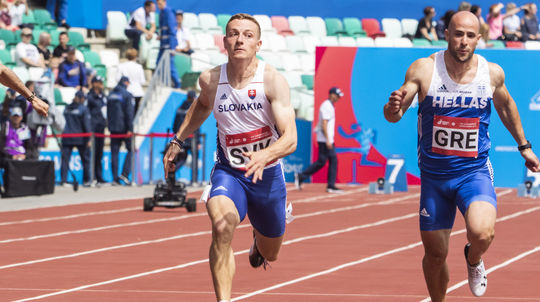 Bielorusko EH19 Slovensko atletika Volko striebro
