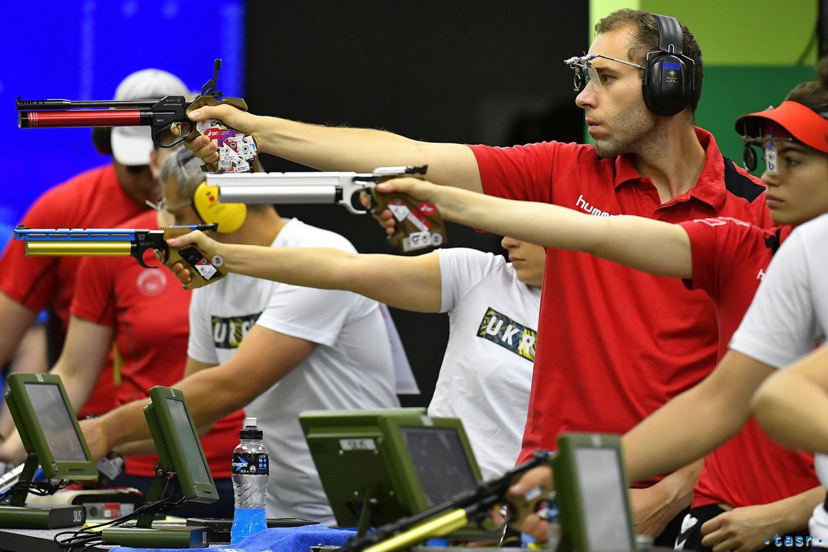 Slovenský reprezentant v športovej streľbe...