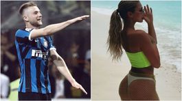 Čo na to Ronaldo? Škriniar si užíva s frajerkou a provokuje Juventus