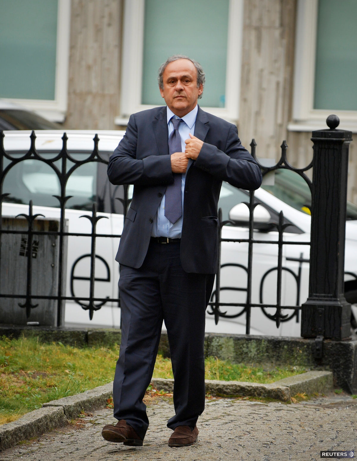 Michel Platini na stredajšom pohrebe bývalého...