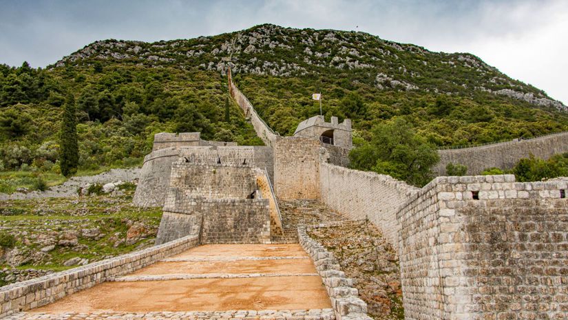 Ston, Chorvátsko, čínsky múr
