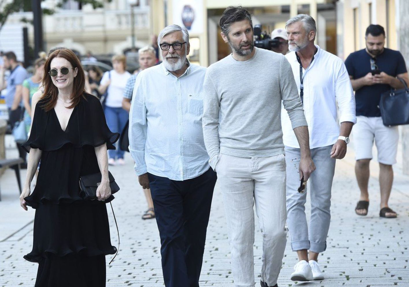 Julianne Moore, Jiří Bartoška a herečkin...