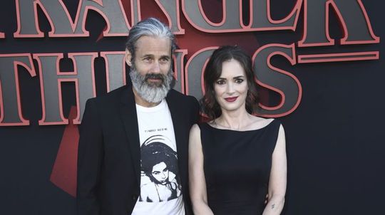 Winona Ryder a Scott Mackinlay Hahn na premiére...