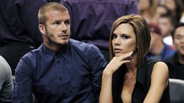 David Beckham a Victoria Beckham na zábere z roku 2008 v Los Angeles.