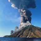 Stromboli taliansko sopka erupcia