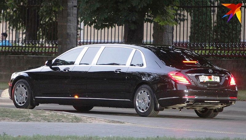 Nová prezidentská limuzína Alexandra Lukašenka...