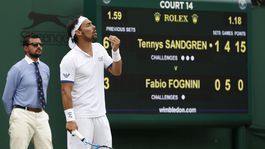 Mala by tu vybuchnúť bomba, soptil Fognini na Wimbledon. Djokovič bránil Tomica