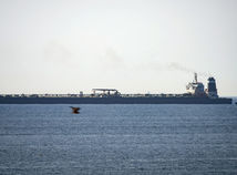 Gibraltar, tanker, loď, more, irán