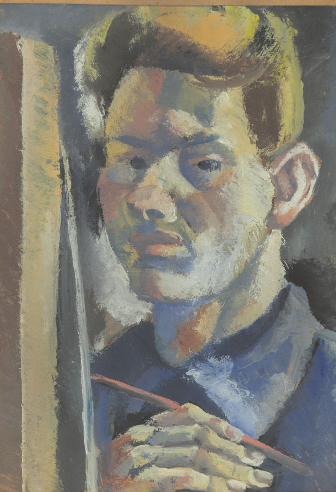 Ernest Zmeták: Autoportrét (1941)