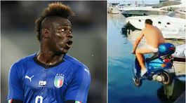 Balotelli ponúkol za šialený skok do mora 2000 eur, na krku má políciu