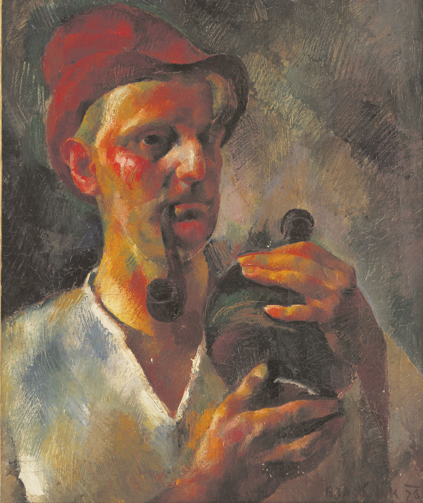 Vilmos Aba-Novák: Autoportrét (1926)