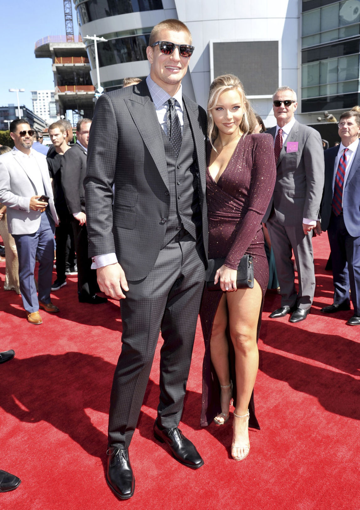 Hráč NFL Rob Gronkowski a Camille Kostek.