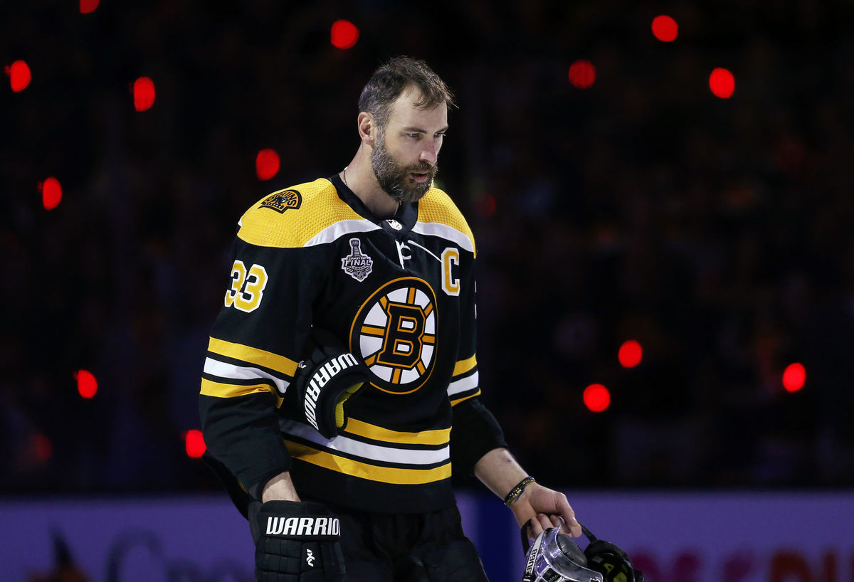 Kapitán Bostonu Bruins Zdeno Chára. Najstarší...