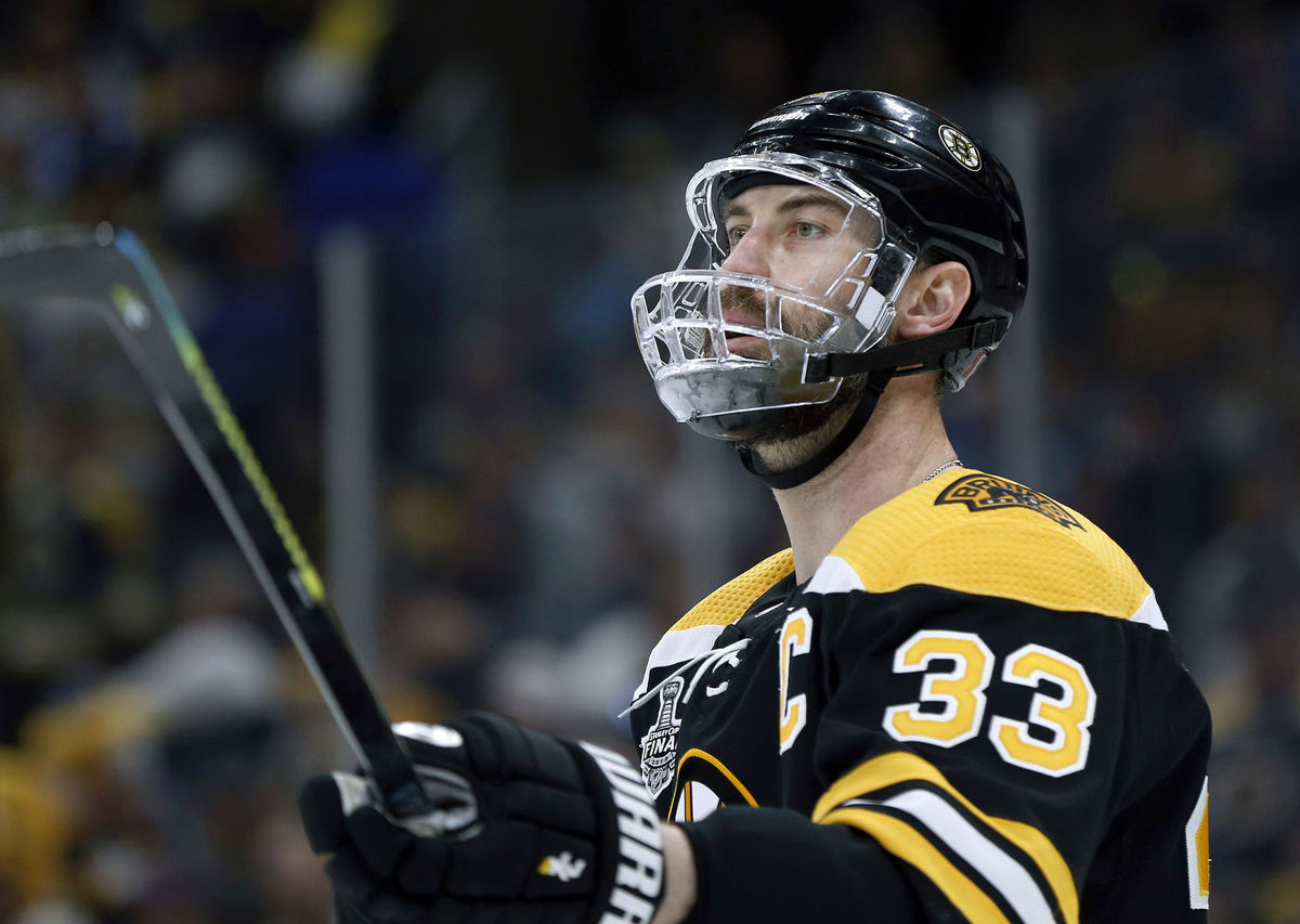 Kapitán Bostonu Bruins Zdeno Chára.