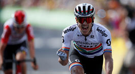 Najviac síl v úniku mal Impey. Sagan šetril sily