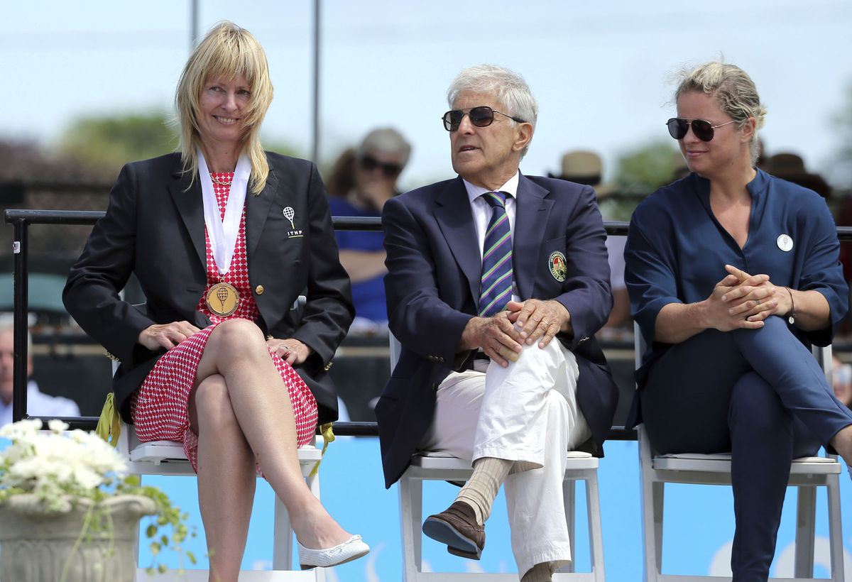 Jan Kodeš s Helenou Sukovou a Kim Clijstersovou...