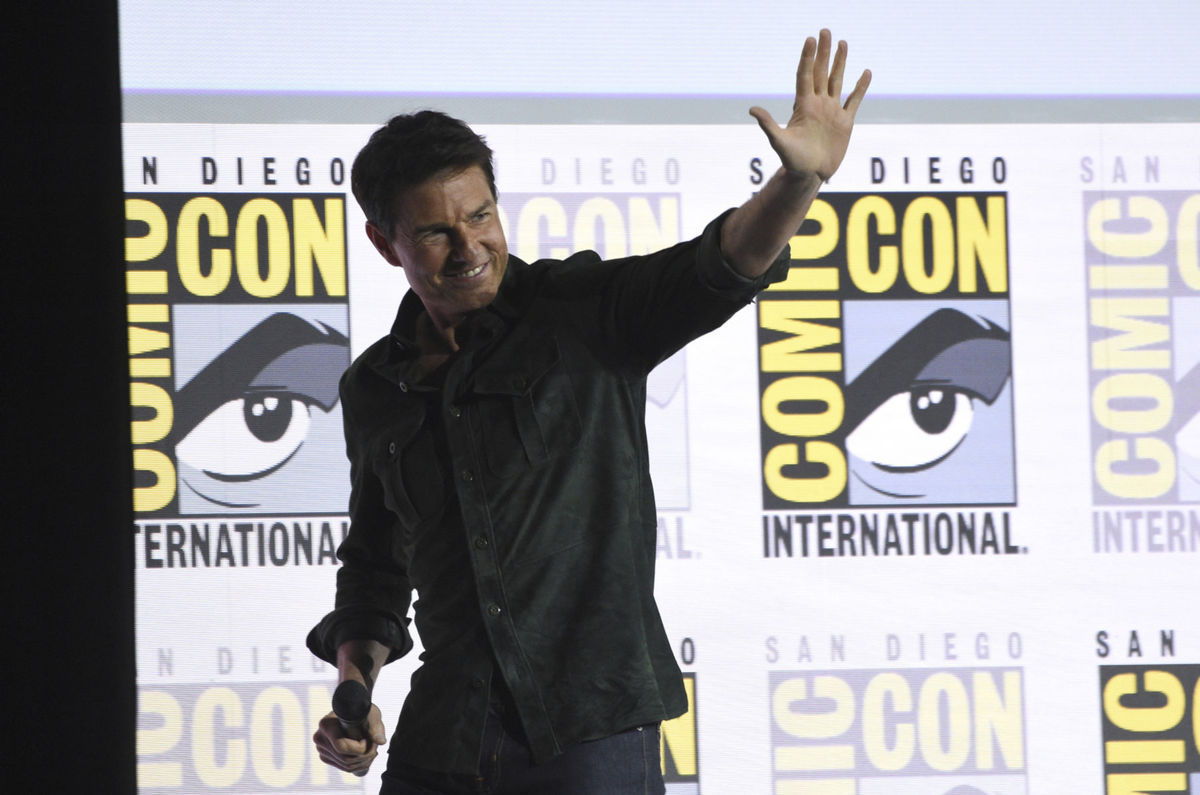 Herec Tom Cruise prezentoval na Comic-Cone film...