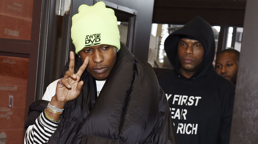 Rapper A$AP Rocky na archívnom zábere z...
