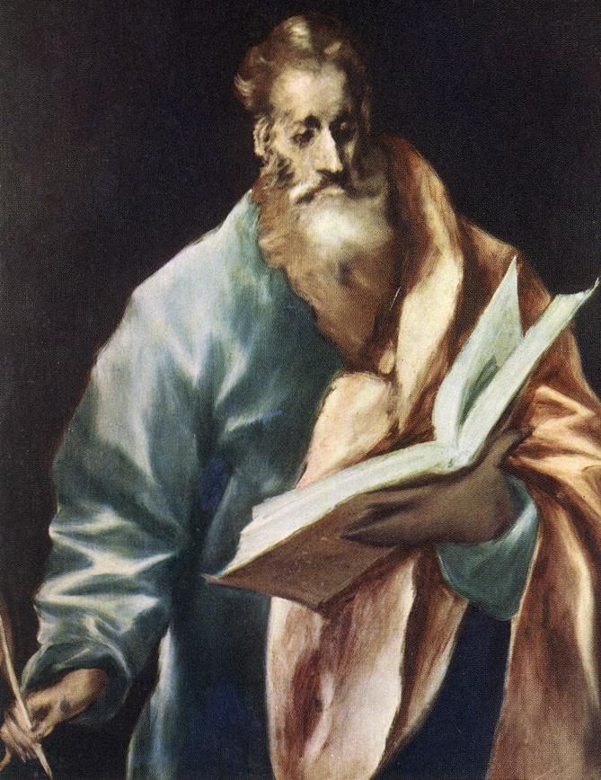 El Greco: Apoštol sv. Matúš (1610 - 1614)