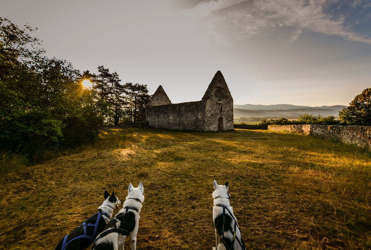 Haluzice, Haluzický kostolík, ruiny