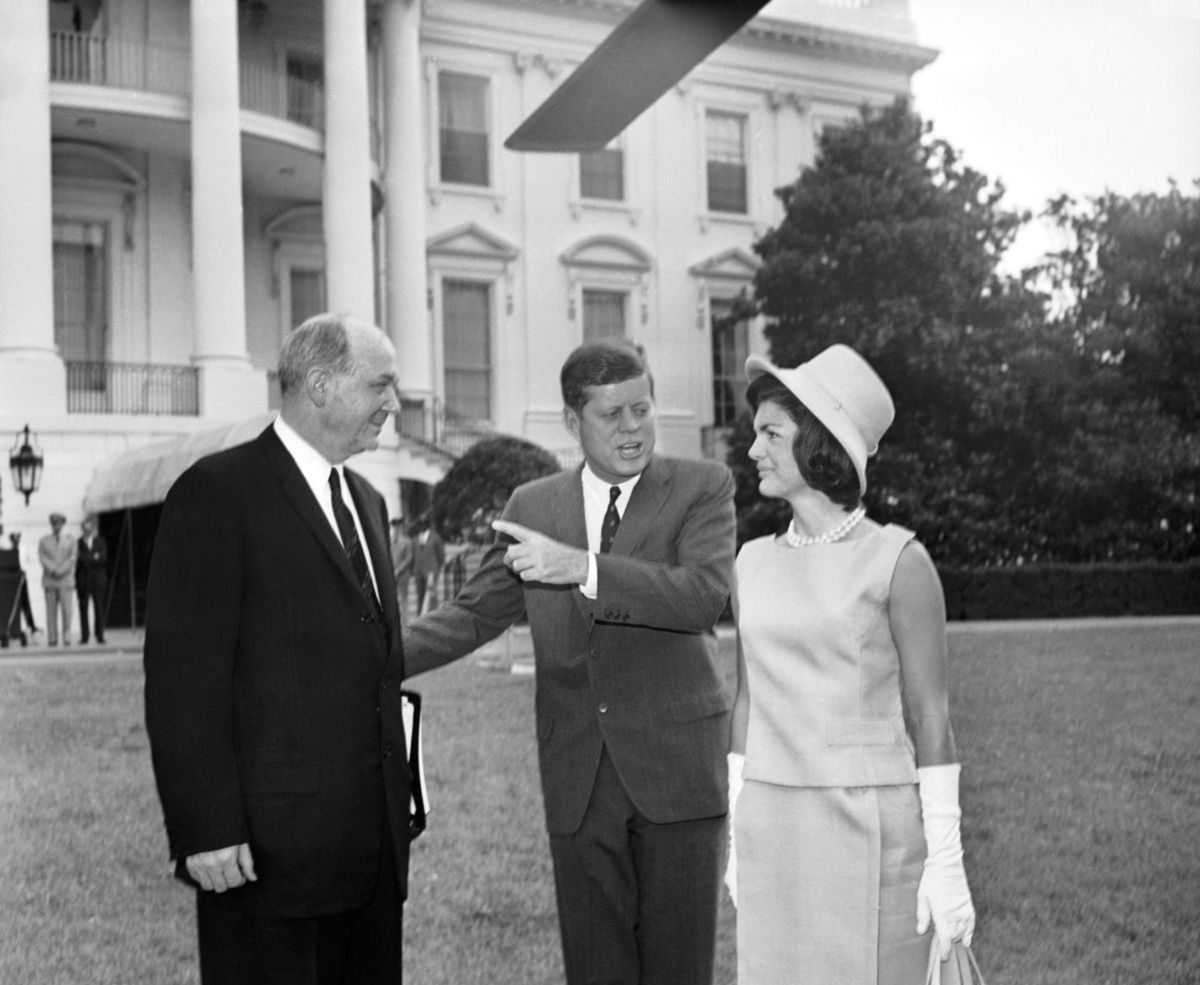Prezident USA John F. Kennedy a Jacqueline...