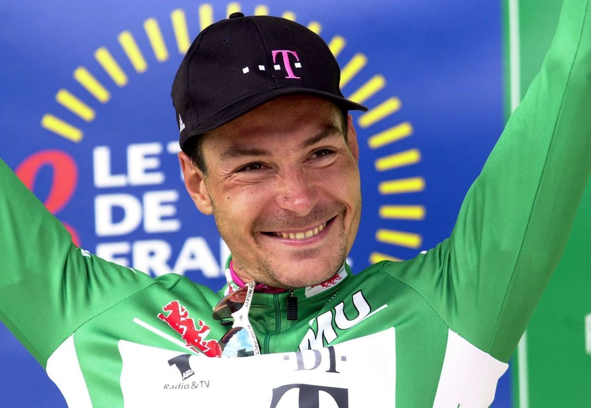 Erik Zabel na snímke z Tour de France v roku 2000.