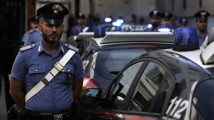 Taliansko / polícia /