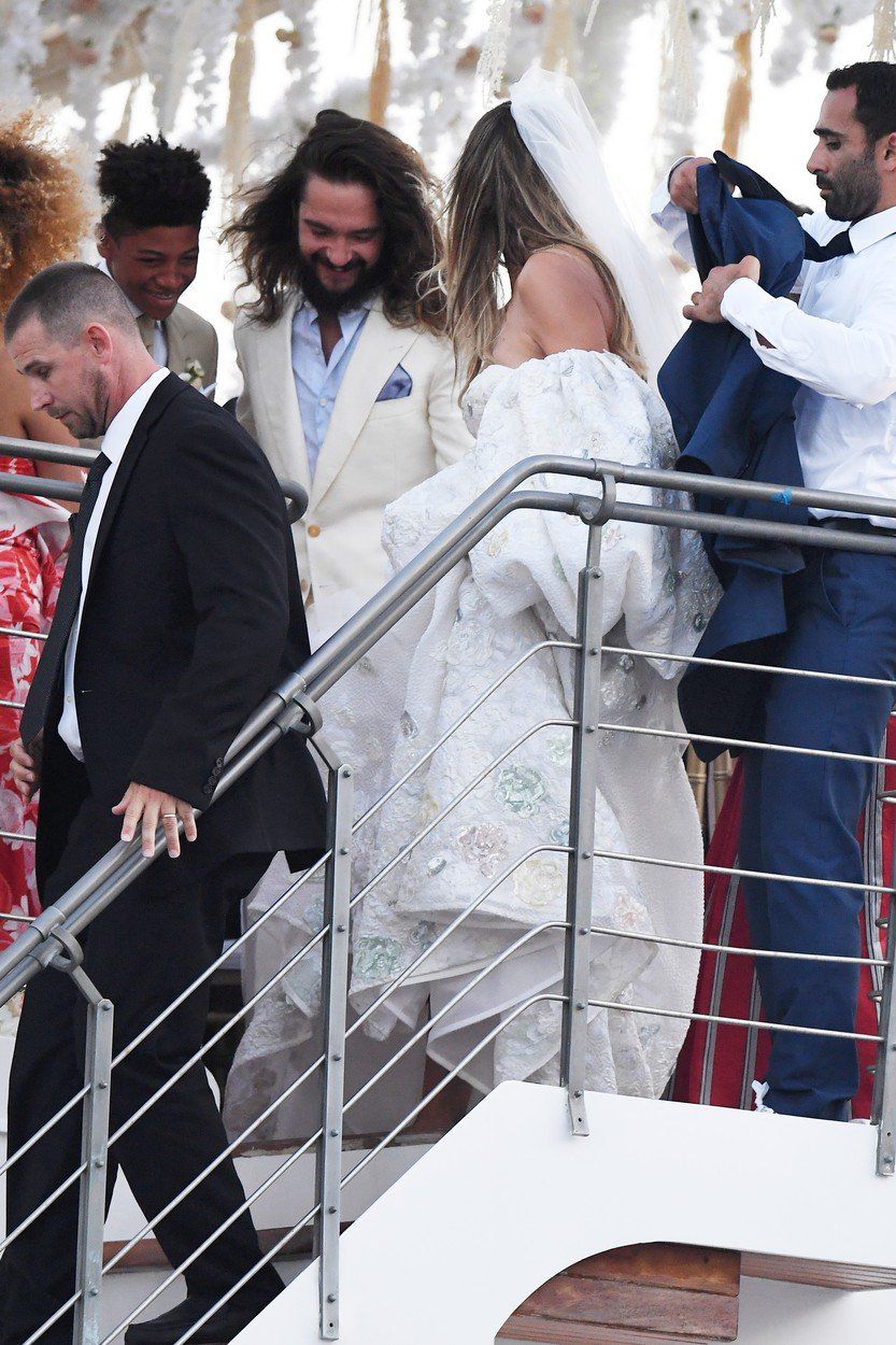 Heidi Klum (45) a člen kapely Tokio Hotel, Tom...