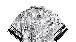 Dámska plážová košeľa s krátkymi rukávmi Karl Lagerfeld. Info o cene hľadajte v predaji. 