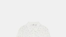 Dámska transparentná košeľa so vzorom margarétok Zara. Predáva sa za 29,95 eura. 